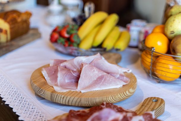 Delicious and appetizing ham cutting boards